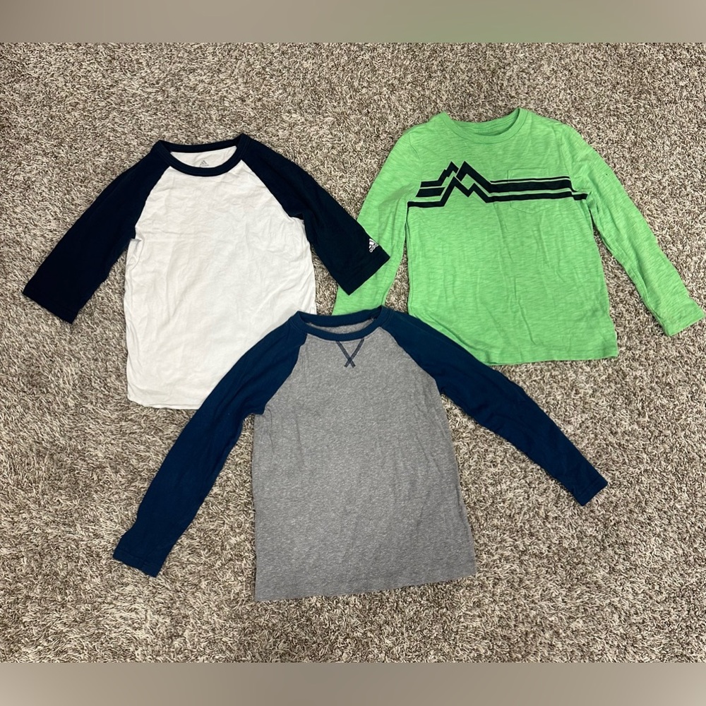 3 long & quarter sleeve shirts